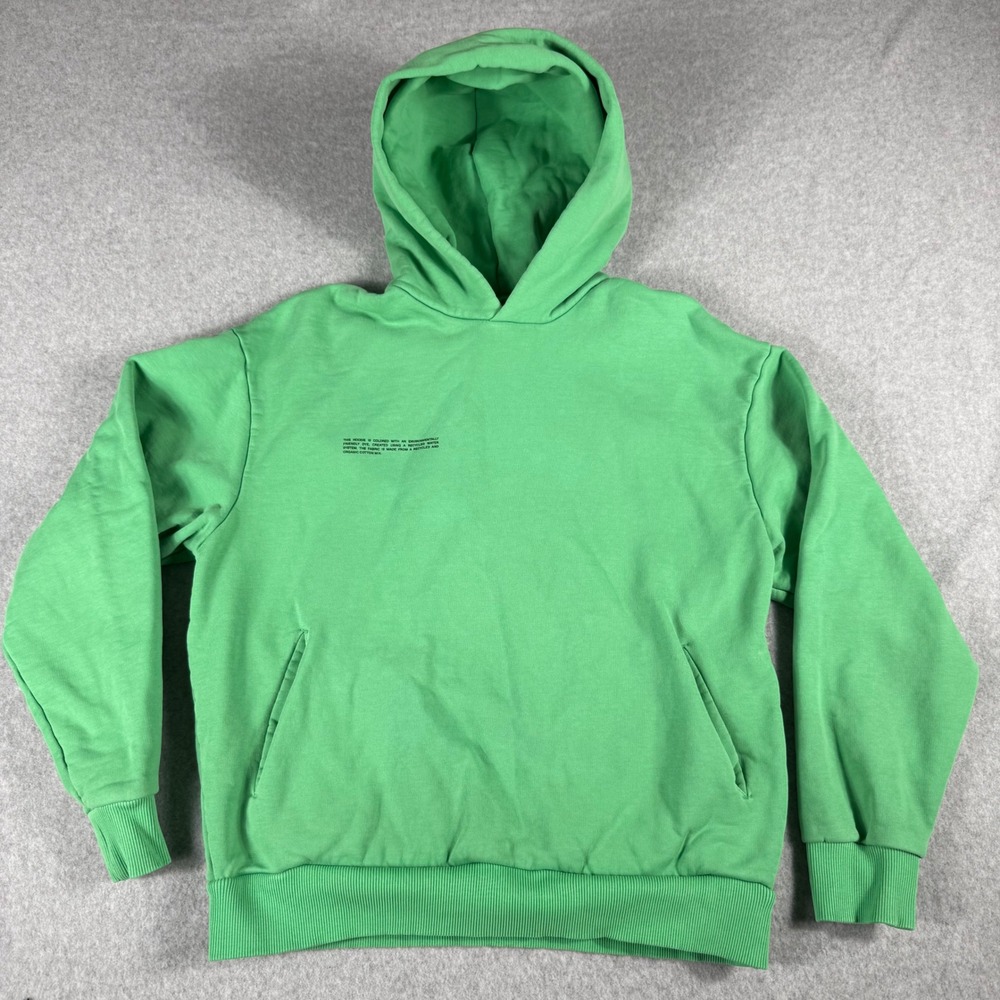 PANGAIA Green Hoodie Organic Recycled Cotton Heavyweight Sweatshirt Portugal